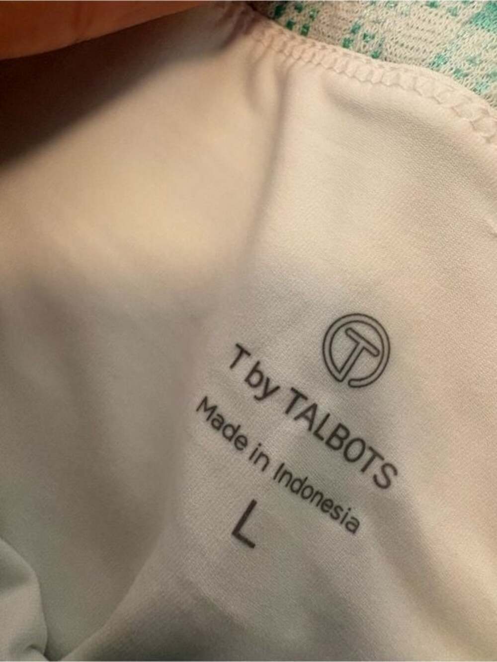 Talbots Mint and White Plaid Circle Skirt - Picture 3 of 6